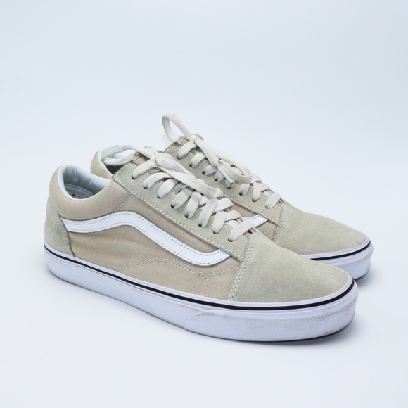 birch white old skool vans
